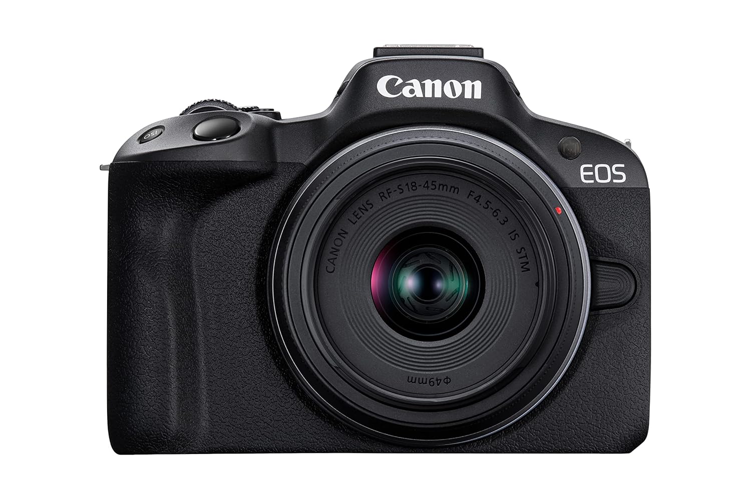 Canon EOS R50 RF-S18-45mm f/4.5-6.3 is STM Mirrorless Camera (Black)- 4K Video Vlogging with 24.2 MP